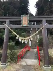 坪沼八幡神社の鳥居