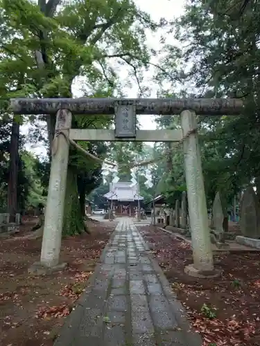 吉沼八幡神社の鳥居