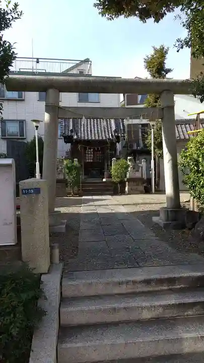 亀戸水神社の鳥居