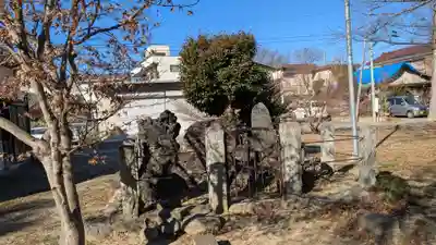 大我井神社の庭園