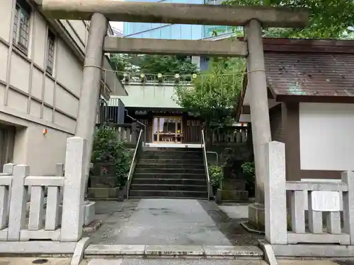  六本木天祖神社の鳥居
