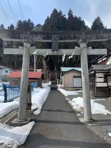 月山神社の鳥居