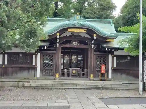 白金氷川神社の本殿・本堂