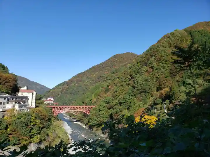 宇奈月神社の景色