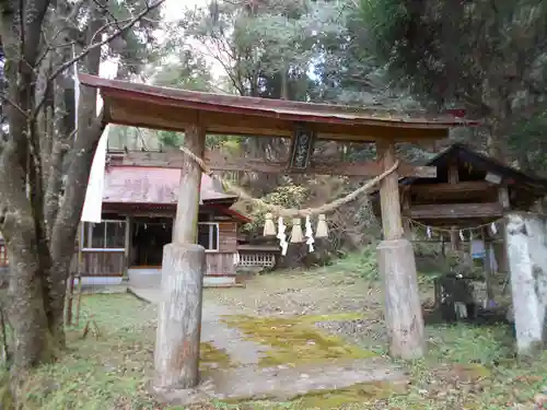 白谷神社の鳥居