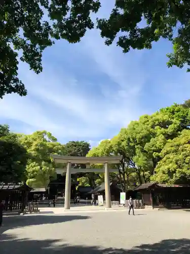 明治神宮の鳥居