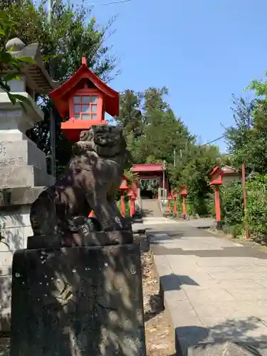 平出雷電神社の狛犬