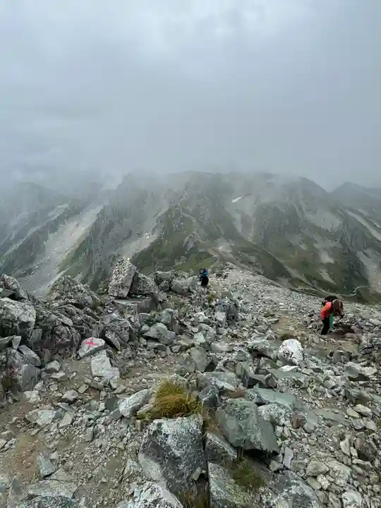 雄山神社峰本社の自然