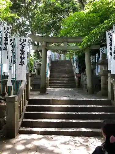 八百富神社の鳥居