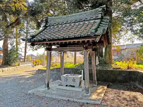 大領神社の手水舎