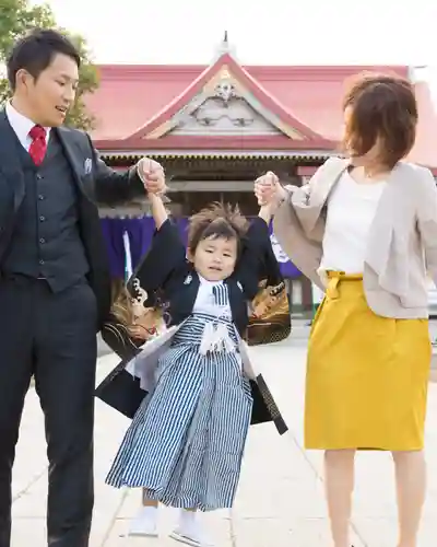 釧路一之宮 厳島神社の七五三参
