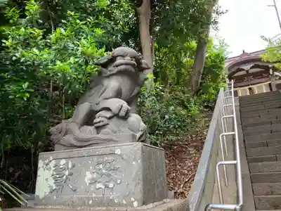 白旗神社（品濃白旗神社）の狛犬