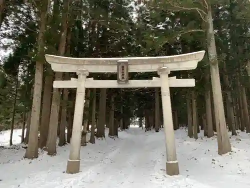 岩手山神社の鳥居