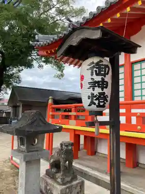 粟津天満神社の狛犬