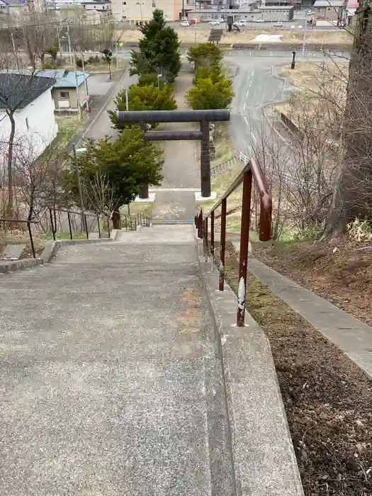 留辺蘂神社の鳥居