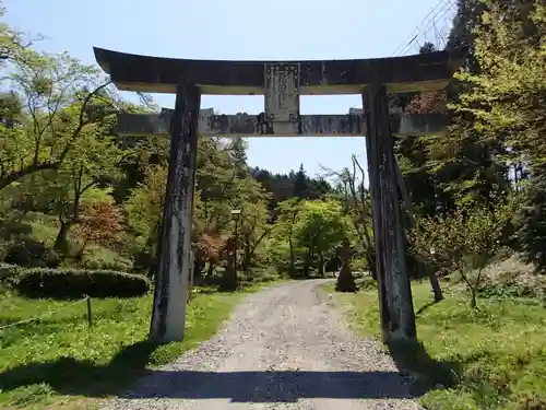 稻田神社の鳥居