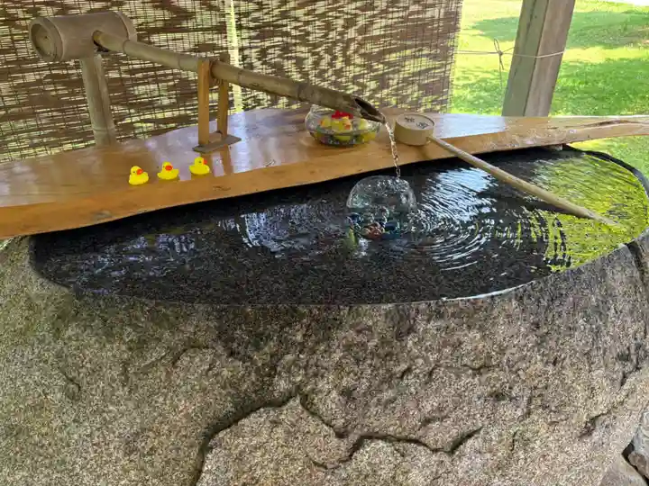 当別神社の手水舎