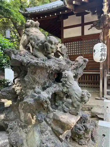 平塚神社の狛犬