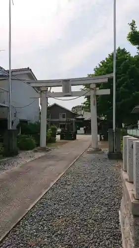 大師稲荷神社の鳥居