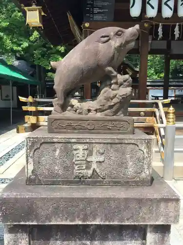 護王神社の狛犬