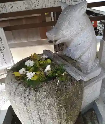 護王神社の手水舎