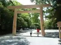伊勢神宮内宮(皇大神宮)の鳥居