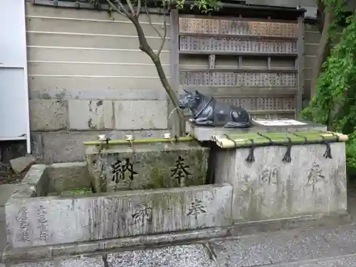菅原院天満宮神社の手水舎