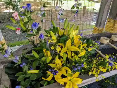 彌彦神社　(伊夜日子神社)の手水舎