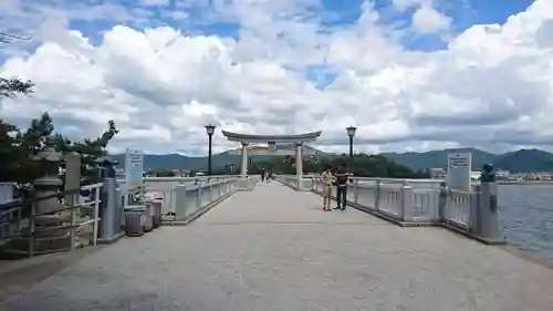 八百富神社の鳥居