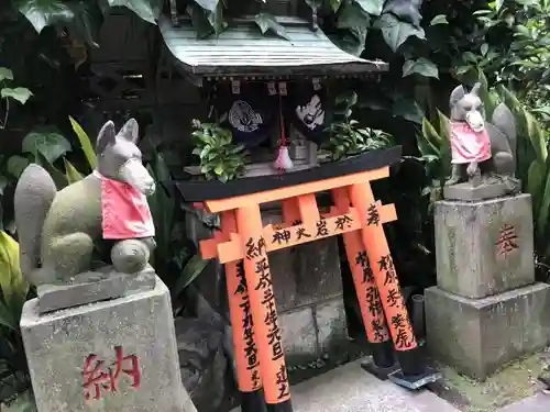 四谷於岩稲荷田宮神社の狛犬