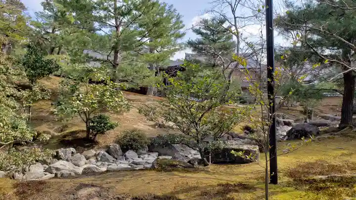鹿苑寺(金閣寺)の庭園