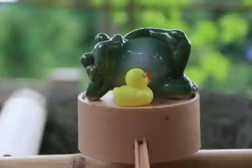 阿久津「田村神社」（郡山市阿久津町）旧社名：伊豆箱根三嶋三社の手水舎