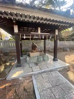 阿部野神社の手水舎