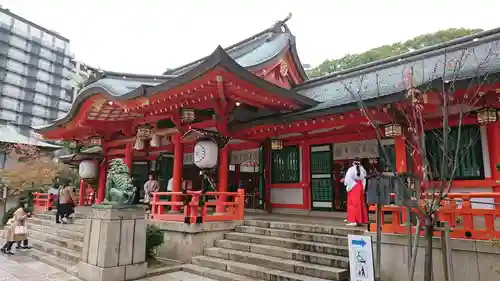 生田神社の本殿・本堂