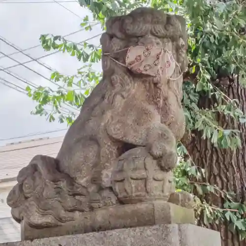 八幡神社の狛犬