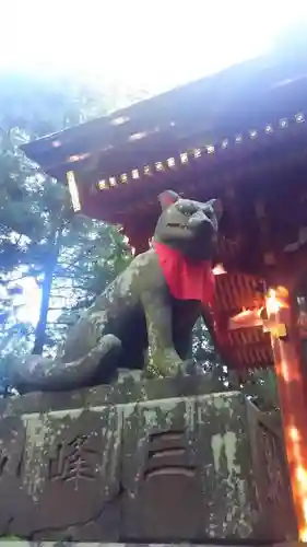 三峯神社の狛犬