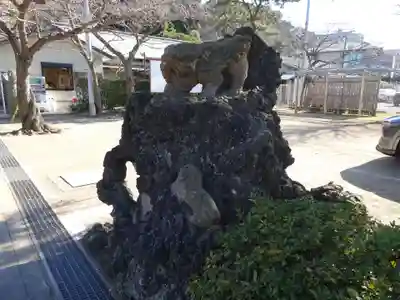 大津諏訪神社の狛犬