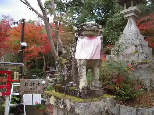 等彌神社の狛犬