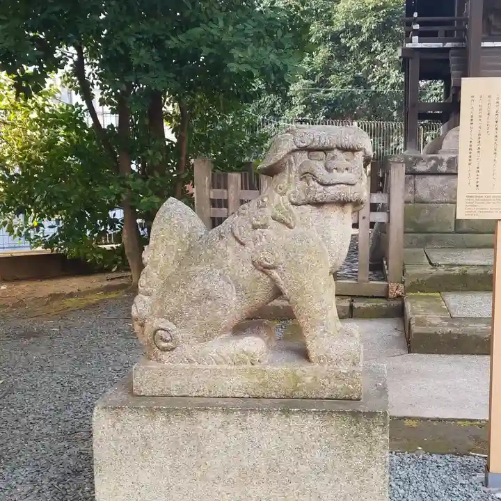 金王八幡宮の狛犬