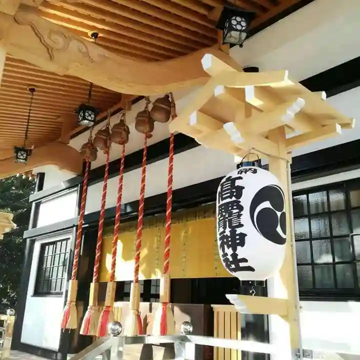 高靇神社の本殿・本堂