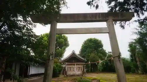 萩園神社の鳥居