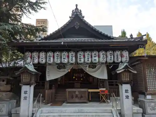 空鞘稲生神社の本殿