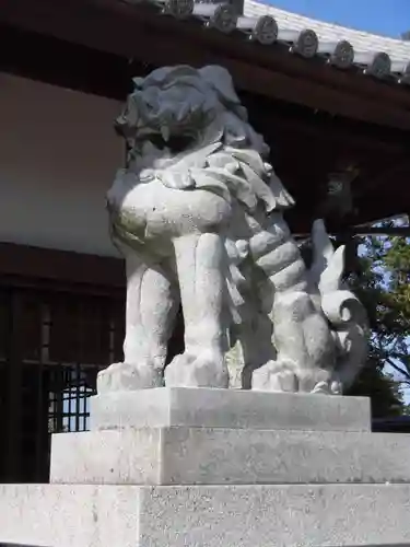 百済王神社の狛犬