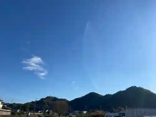 土田白鬚神社の景色