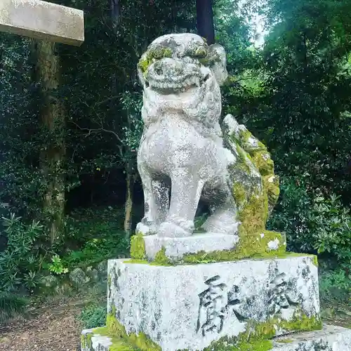 建水分神社の狛犬