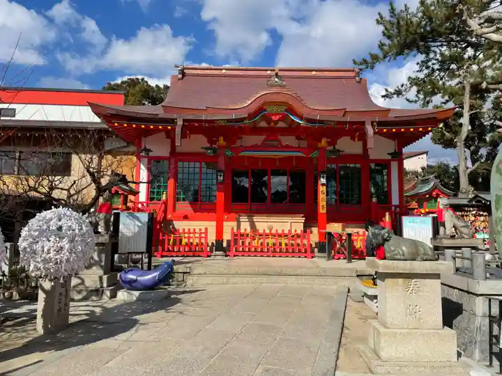 綱敷天満宮の本殿・本堂