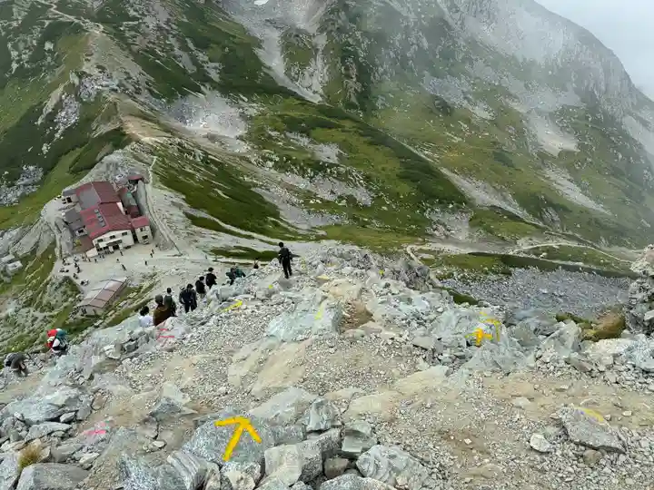 雄山神社峰本社の景色