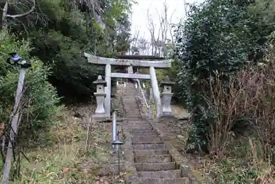 大六天麻王神社の鳥居