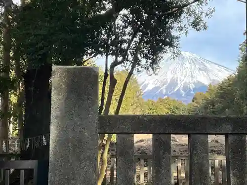 山宮浅間神社の景色