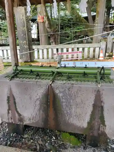 諏訪大社の手水舎